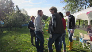 Na de lunch weer aan het werk!